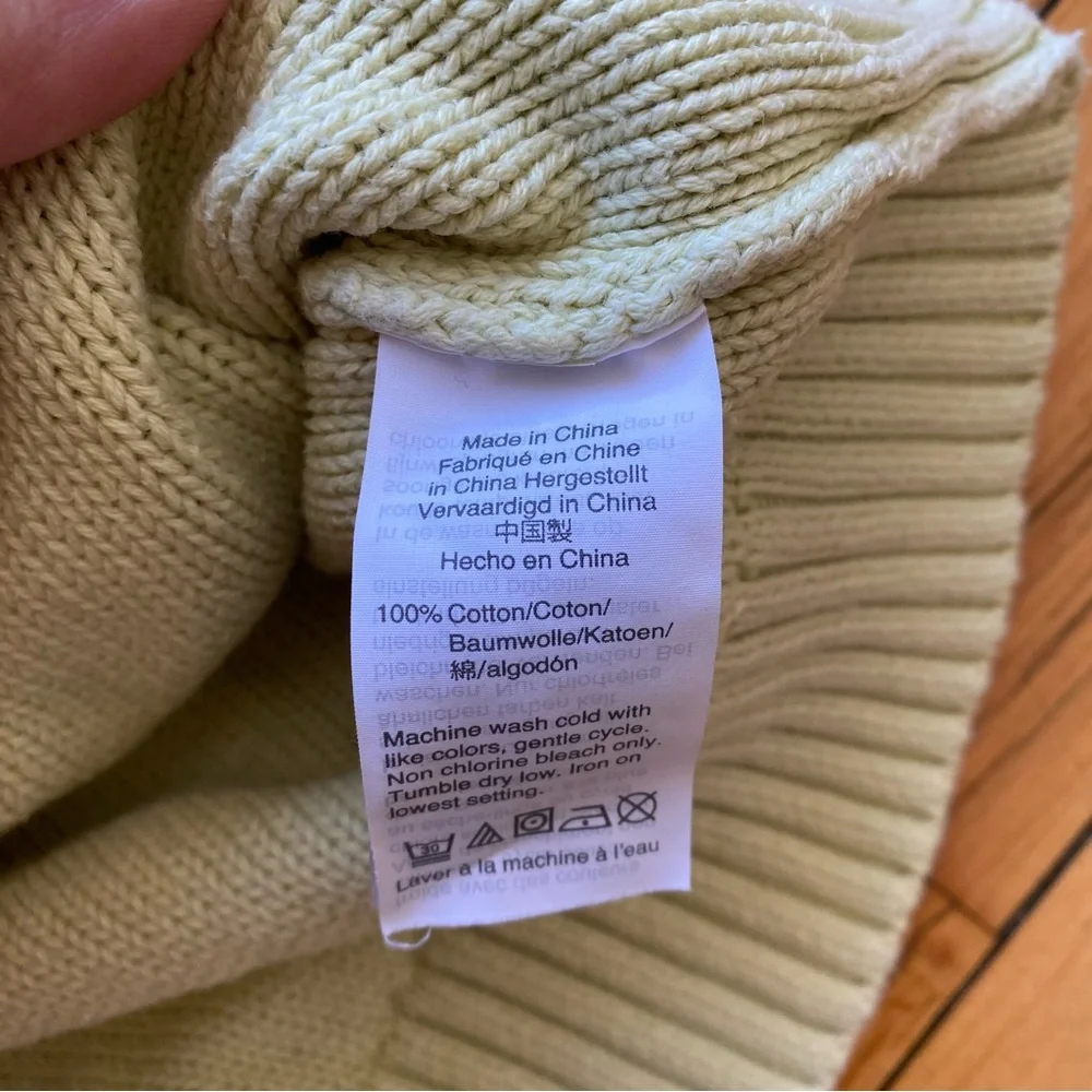🍵 EUC J. Crew Subtle Mint Green Crewneck Cotton Sweater - Size Medium